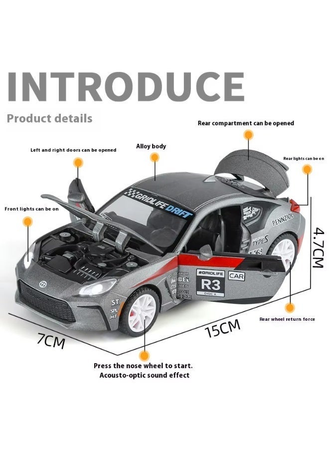 سوبيريور سيارة سباق رياضية بتحكم عن بعد للأطفال، تصميم SUPERIOR RS4 بلون رمادي وأخضر، سيارة عالية السرعة مع ريموت سلكي سهلة التحكم، لعبة سيارات ممتعة لتنمية المهارة والتفاعل ومناسبة للهدايا العاب سيارات ولاد-لعبة سارات سريعة-سيارة رياضية للأطفال -سيارة سباق بالريموت -العاب اطفال - Image 5